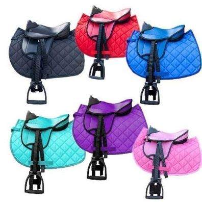 Kinder Sattelset "My little Pony" Sattel für Holzpferd