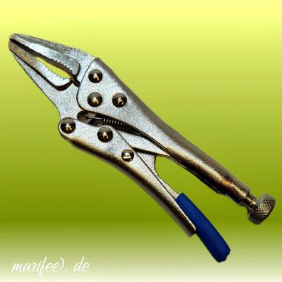 Kompakte Gripzange Langbeck, 125 mm, 6-fach vernietet, Feststellzange, 20119