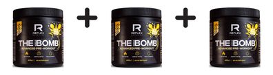 3 x Reflex Nutrition The Muscle Bomb (40 serv) Lemon Sherbet