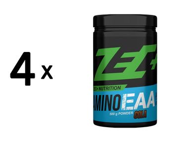 4 x Zec+ Master Amino EAA Powder (500g) Cola