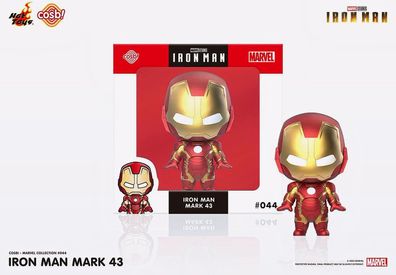 Hot Toys Cosbi Iron Man - Iron Man Mark 43 - Bobble Head Figur 044 - 9 cm Groß