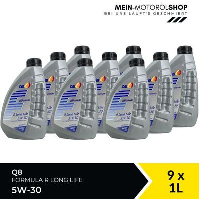 Q8 Formula R Long Life 5W-30 9x1 Liter