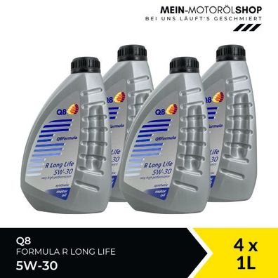 Q8 Formula R Long Life 5W-30 4x1 Liter