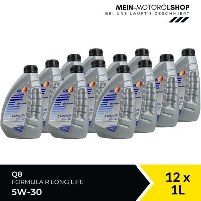 Q8 Formula R Long Life 5W-30 12x1 Liter