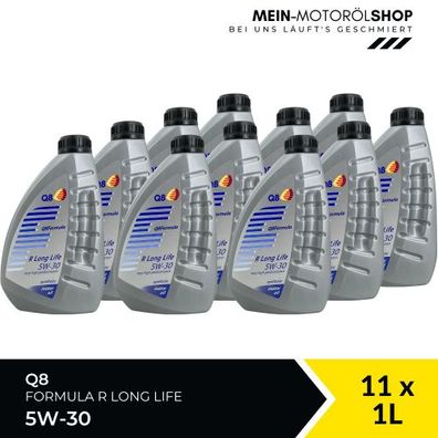 Q8 Formula R Long Life 5W-30 11x1 Liter
