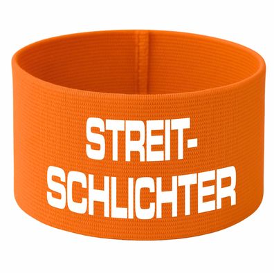 Gummielastische Armbinde 10cm Höhe mit Aufdruck Streitschlichter