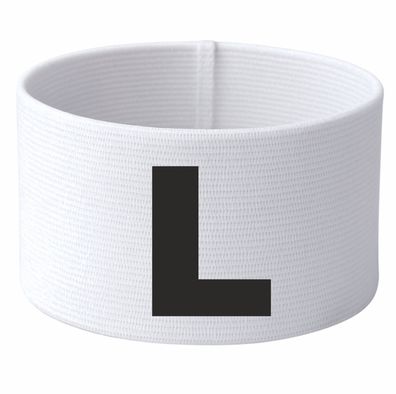 Gummielastische Armbinde 10cm Höhe mit Aufdruck "L"