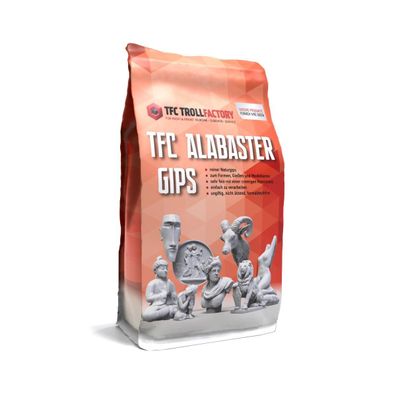 5kg TFC Alabastergips naturweiss feinster Modellgips Modelliergips Gips 2:1