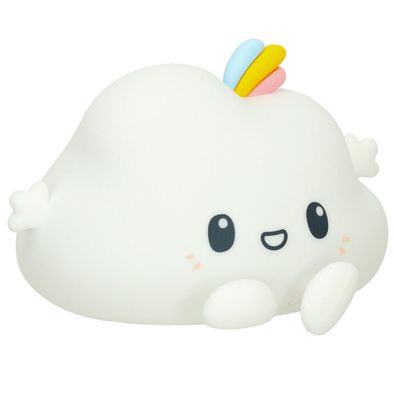 Silikon Kinder Nachtlicht mit Batterie weiß RGB Wolke