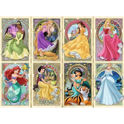 Ravensburger 12000497 Puzzle Nouveau Art Prinzessinnen 1000 Teile
