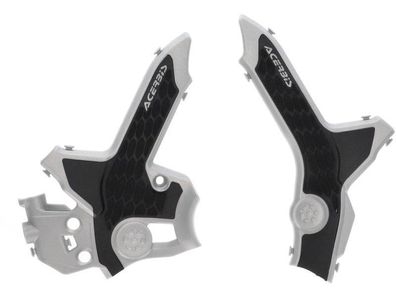 Rahmenschutz Rahmenprotektor frame guards passt an Honda Crf 300 L 21-25 sw-grau