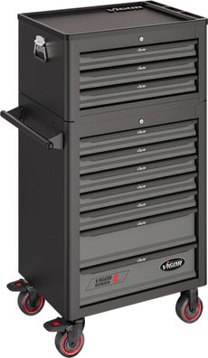 VIGOR Werkstattwagen Series L mit Aufsatzkoffer leer V1970 2-teilig