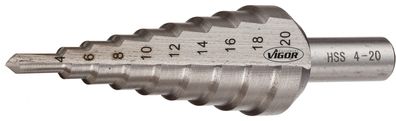 VIGOR HSS-Stufenbohrer 4 ? 20 mm V2395 4 - 20 mm