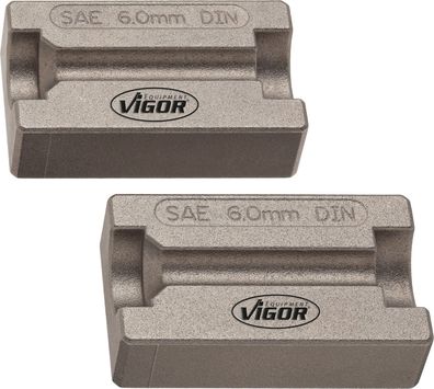 VIGOR Spannbacken-Paar 6 mm V2552 6 mm