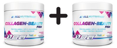 2 x Allnutrition Collagen-Beauty Fish, Strawberry - 158g
