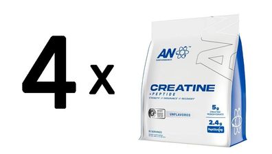 4 x Applied Nutrition Creatine Monohydrate + Peptide - 444g
