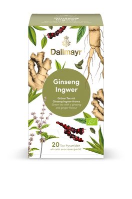 Dallmayr Ginseng / Ingwer BIO Grüner Tee
