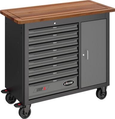 VIGOR Mobile Werkbank Series L leer V4813 L x B x H: 1091 mm x 481 mm x 1018 mm