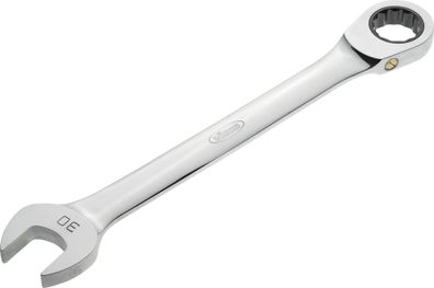 VIGOR Ratschen-Ring-Maulschlüssel lang V4965 Außen Doppelsechskant SW 30 mm