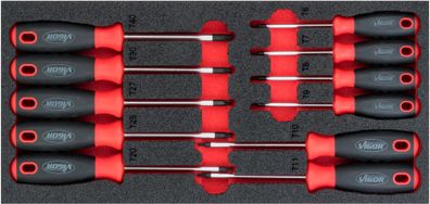VIGOR Schraubendreher Satz V4991 T Profil 11-teilig T6 ? T40 Anzahl Werkzeuge 11