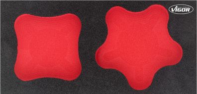 VIGOR Weichschaumeinlage leer V5062-L L x B x H: 393 mm x 188 mm x 35 mm