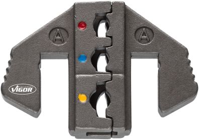 VIGOR Crimp-Einsatz A: für isolierte Kabelschuhe von 0,5 ? 6,0 mm2