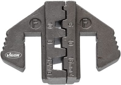 VIGOR Crimp-Einsatz F: für Aderendhülsen über 6,0 mm² V2499-F