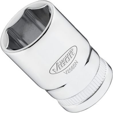 VIGOR Steckschlüsseleinsatz V2565N 1/2" Außen Sechskant Profil SW 19 mm