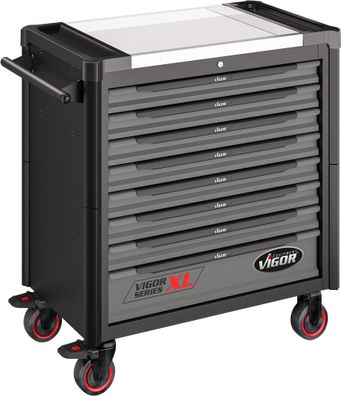 VIGOR Werkstattwagen Series XL Edelstahl-Arbeitsplatte leer V4481-X LxBxH 949mm