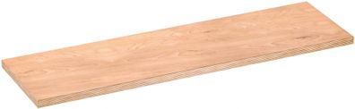 VIGOR Holz-Arbeitsplatte mittel V6000-01725 L x B x H: 1725 mm x 500 mm x 40 mm