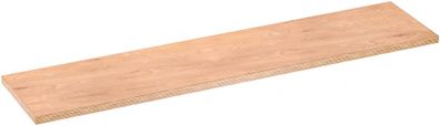 VIGOR Holz-Arbeitsplatte kombiniert groß V6000-02215 L x B x H: 2215 mm x 500