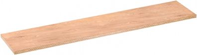 VIGOR Holz-Arbeitsplatte kombiniert groß V6000-02404 L x B x H: 2404 mm x 500 mm