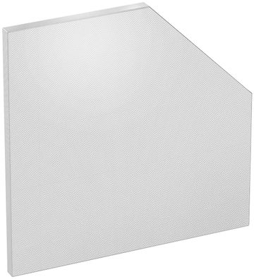 VIGOR Edelstahl-Arbeitsplatte Fünfeck V6000-0860-X LxBxH: 883 mm x 500 mm x 40mm