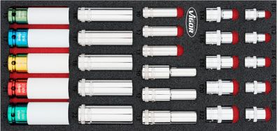 VIGOR Steckschlüssel Satz V7323 26-teilig 10 ? 22 · E10 ? E22