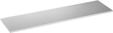 VIGOR Edelstahl-Arbeitsplatte Tief groß V6000-02588-XD L x B x H: 2588700x40 mm