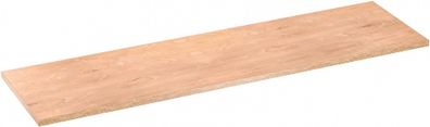 VIGOR Holz-Arbeitsplatte Tief groß V6000-02588-D L x B x H: 2588 mm x 700 mm x40