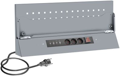 VIGOR Lochwandplatte mit Netzversorgung 676 mm V6000-05SP L x B: 676 mm x 301 mm