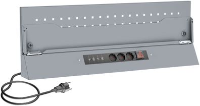 VIGOR Lochwandplatte mit Netzversorgung 861 mm V6000-015SP L x B: 861 mm x 301mm