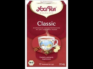 Yogi Tea®, Yogi Tea GmbH 3x Yogi Tea® Classic, Bio - Gewürztee mit Zimt, Kardamom