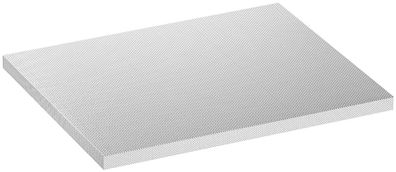 VIGOR Edelstahl-Arbeitsplatte Tief klein V6000-0861-XD LxBxH: 881 x 700 x 40 mm