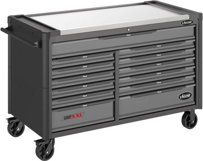 VIGOR Werkstattwagen Series XXL Edelstahl-Arbeitsplatte leer V4481-XXL 1625mm