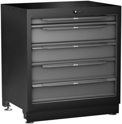 VIGOR Schubladen-Unterschrank extra tief 5 Schubladen V6000-031XD