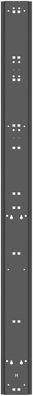 VIGOR Lochwandträger mittig V6000-047M-E L x B: 1980 mm x 156 mm