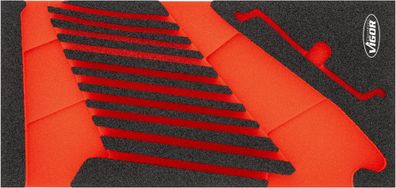 VIGOR Weichschaumeinlage leer V6722N-L L x B x H: 393 mm x 188 mm x 35 mm