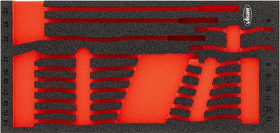 VIGOR Weichschaumeinlage leer V6723N-L L x B x H: 393 mm x 188 mm x 35 mm