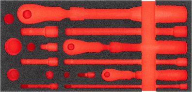 VIGOR Weichschaumeinlage leer V4970-L L x B x H: 393 mm x 188 mm x 35 mm