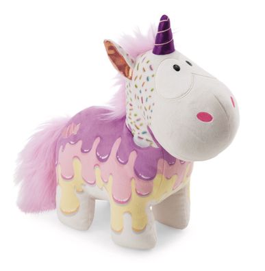NICI Kuscheltier Einhorn Sweety Rainbow 45cm - Weiss - Weiches Plüschtier – niedliche