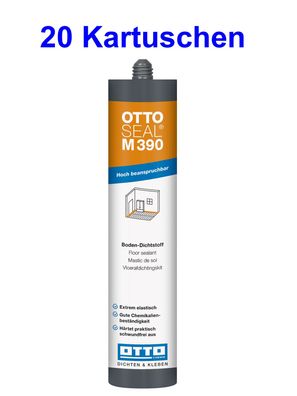 20× Ottoseal M390 310 ml - Hochleistungs-Dichtstoff für Bad, Küche, Boden & Ausbau