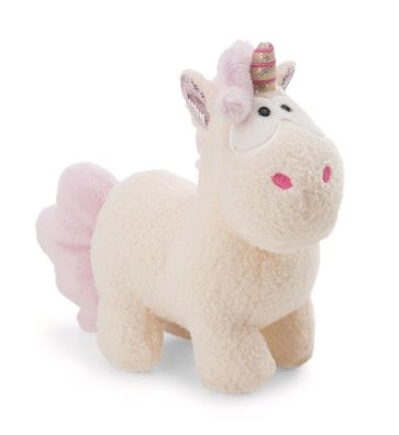NICI Kuscheltier Einhorn Creamy Pink 13cm - Weiss - Weiches Plüschtier – niedliches S