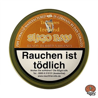 Treasures of Ireland: SLIGO BAY Pfeifentabak 50g Dose von Dan Tobacco